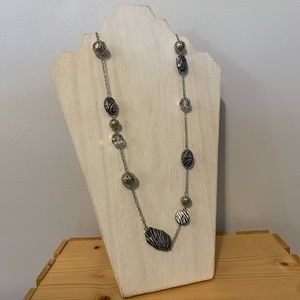 Zebra 19inch Necklace